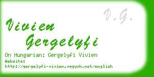 vivien gergelyfi business card